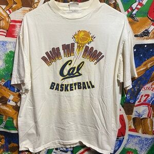 Vintage 90's University of California Basketball PowerBar Teeshirt